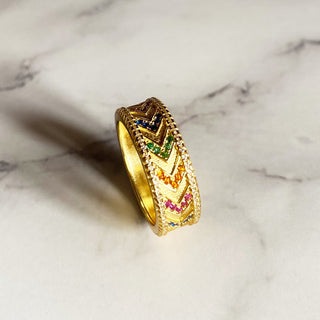 Ring "Geometric" Gold 