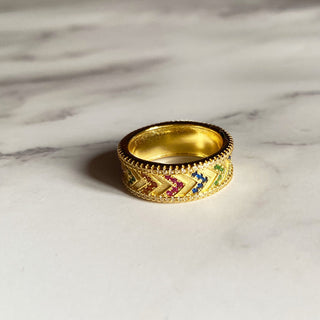 Ring "Geometric" Gold 