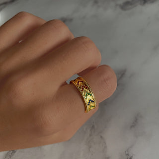 Ring "Geometric" Gold 